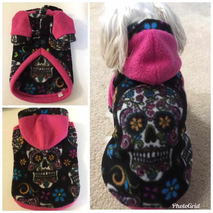 skull dog sweater