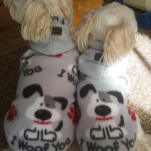 Dog Fleece Hooded Sweater, Small breeds Dog/ Cat Sweater, Dog Hoodies, Dog Hooded Sweater.