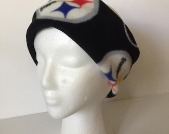 Steelers Fleece Headband, Ear Warmer, Kids or Adult