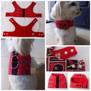 Dog Harness, Dog Vest Harness, Angeles dog vest harness. Baseball dog harness(Pls check the size)