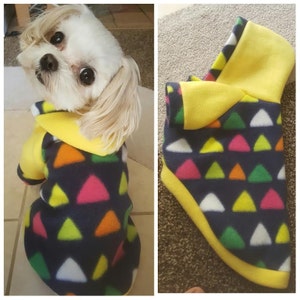 Small dog Sweater, Dog Fleece sweater, Dog Fleece Hoodies, Small breed Dog Sweater,  FREE Domestic Shipping for buy 2 sweaters