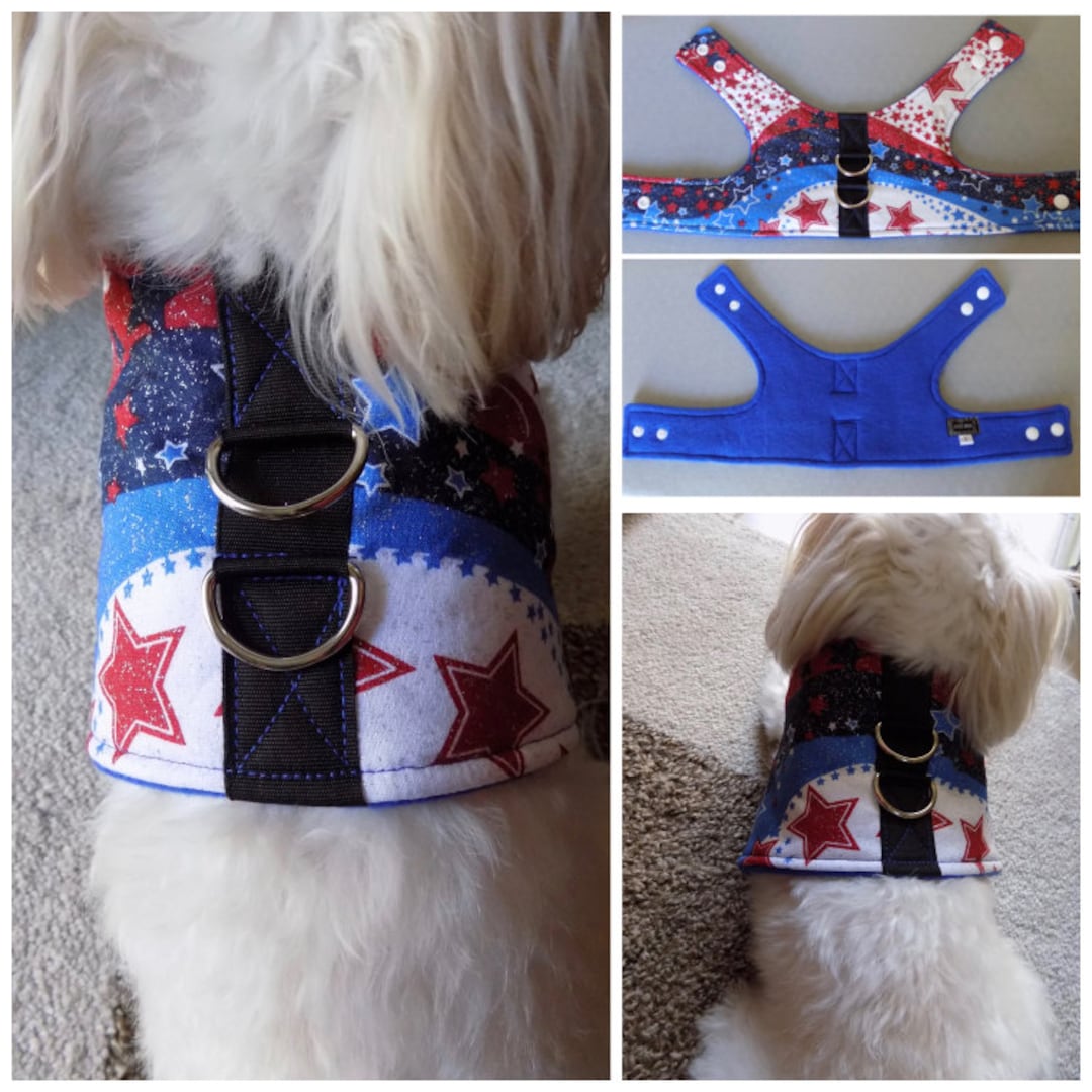 4th of JULY Dog Harness, Patriotic Dog Harness Vest, American