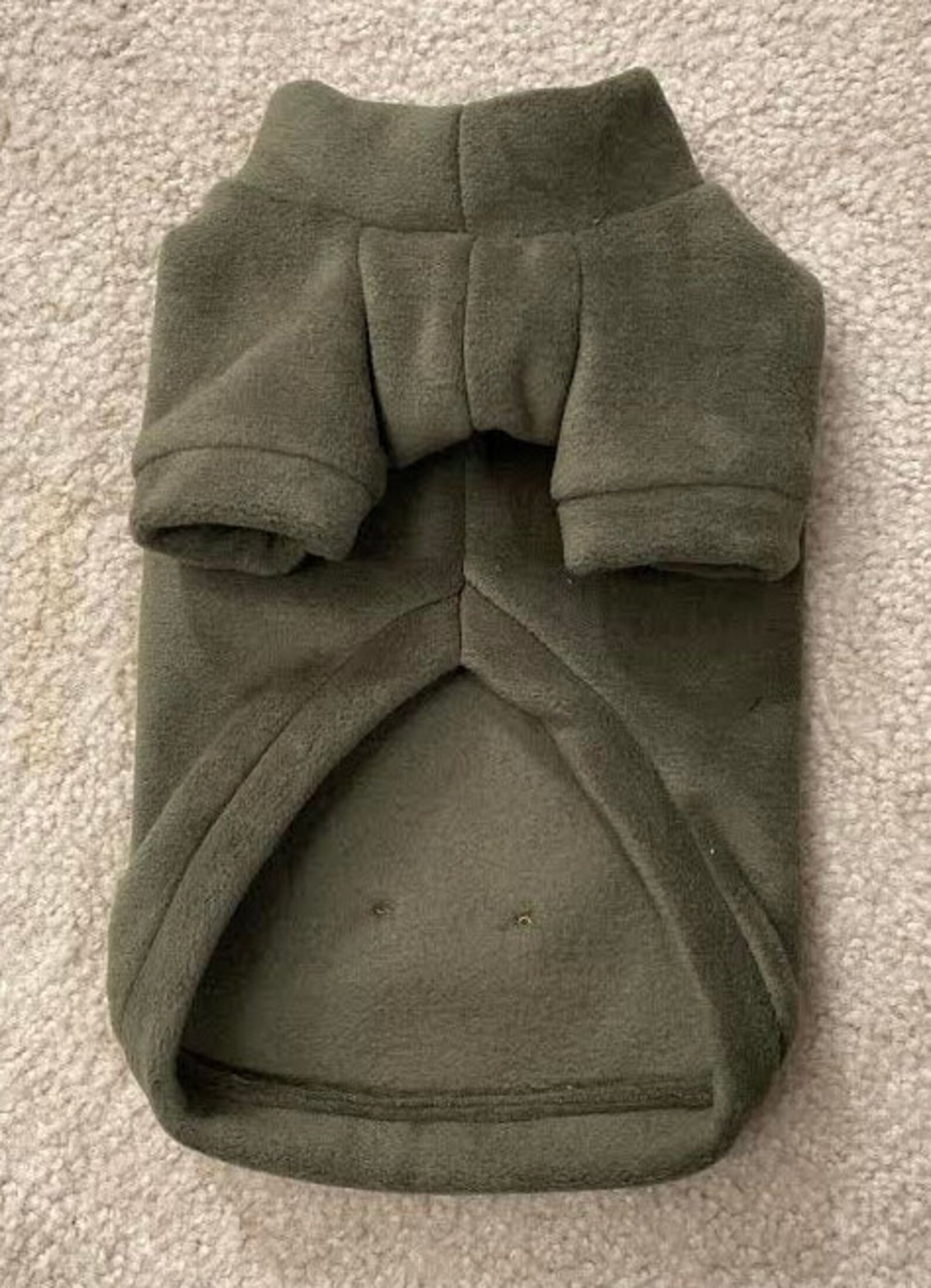 LUXE Fleece Dog Sweater. Small Breed Dog Sweater Luxe Premium Etsy