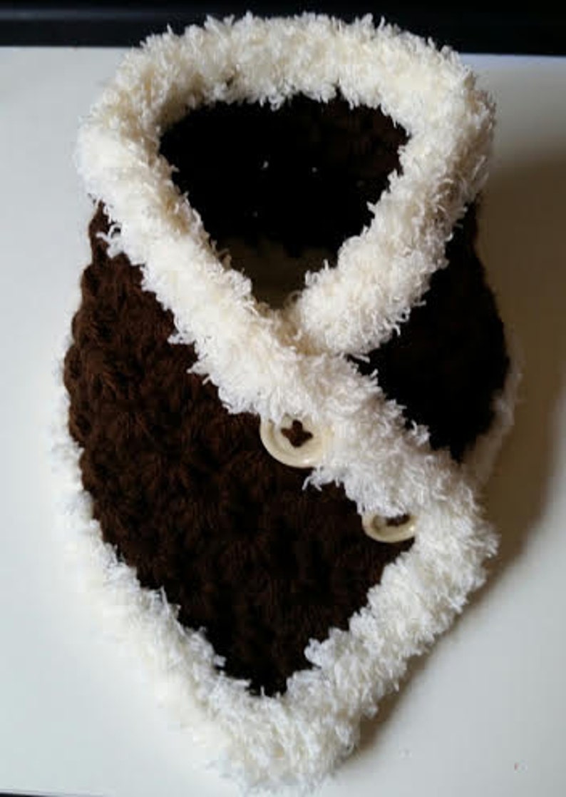 Crocheted Small Dog Neck Warmer Dog Scarf Puppy Scarf Fits Etsy
