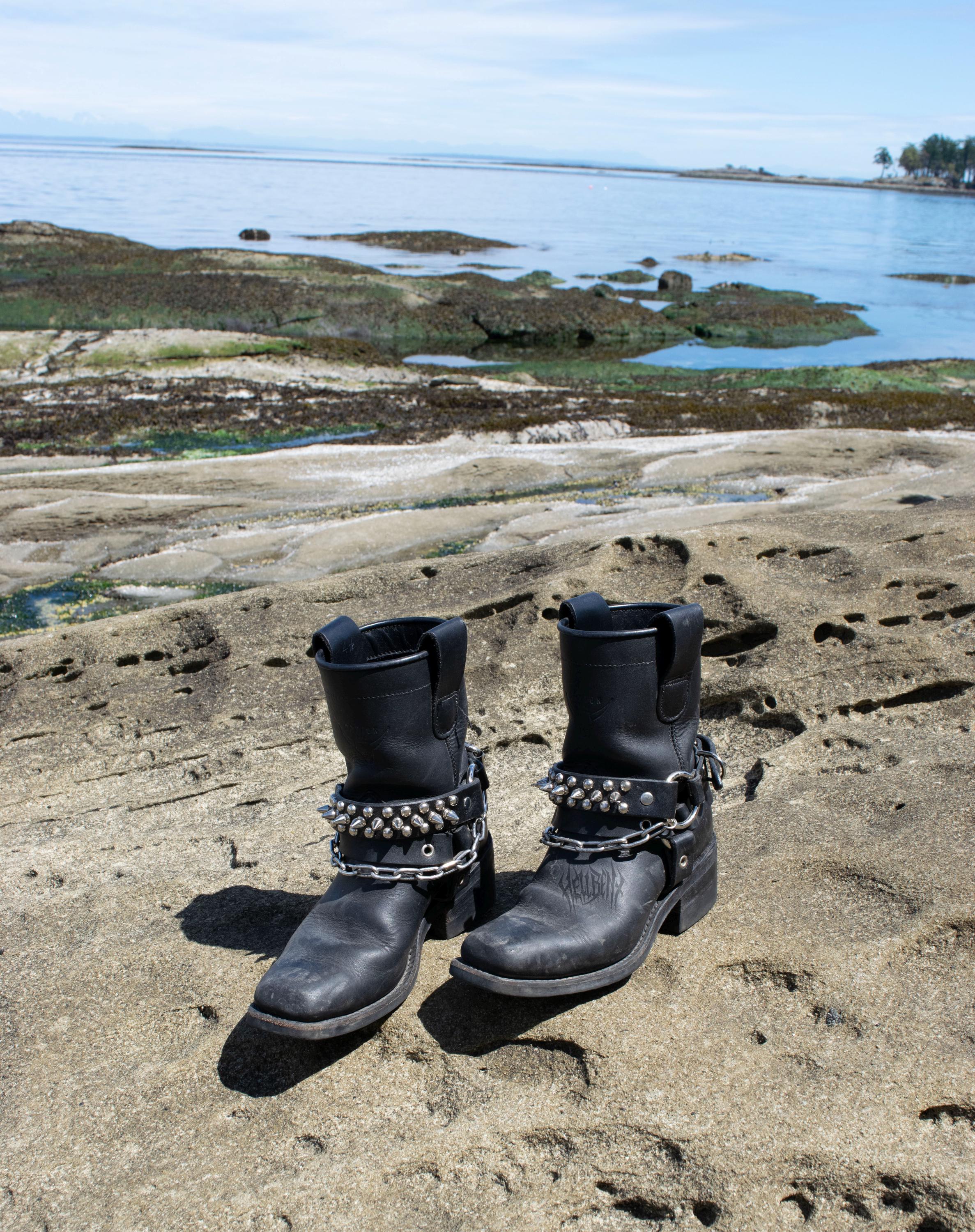 Hellbent Spiked Bootstraps - Alternative - Boot Accessories - Boot