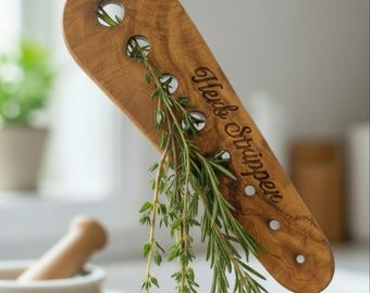 Olive Wood Herb Stripper