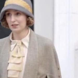 1925 Downton Abbey cape sewing pattern. Lady Edith fashion. Designer Anna Mary Scott Robbins.