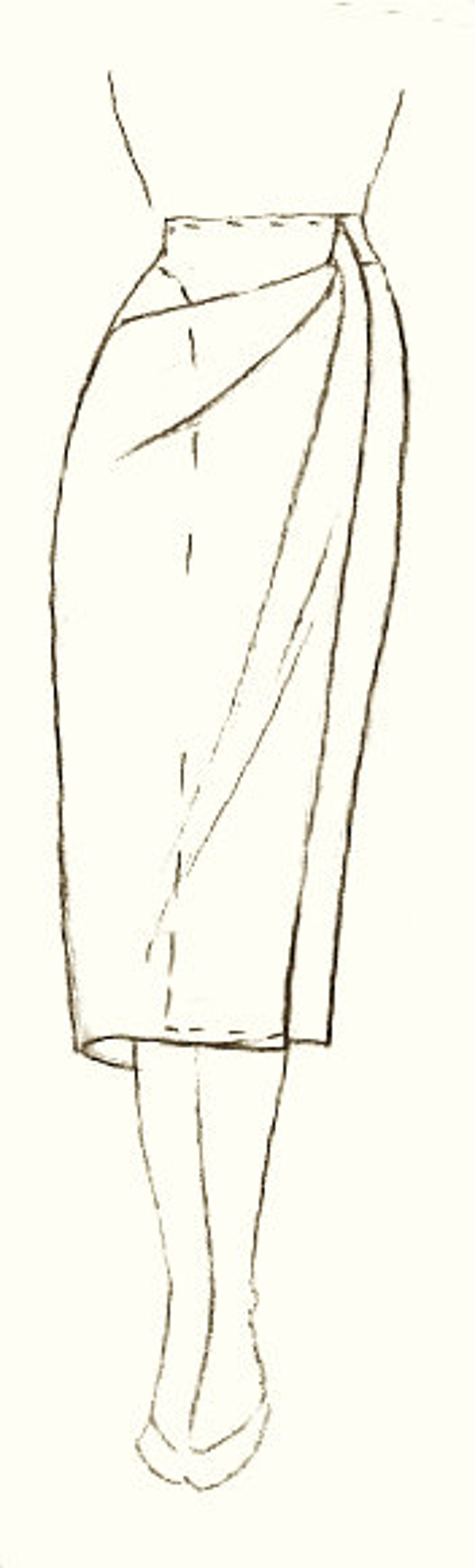 19545 Hline Autumn Dress Sewing Pattern Dior Design With Etsy