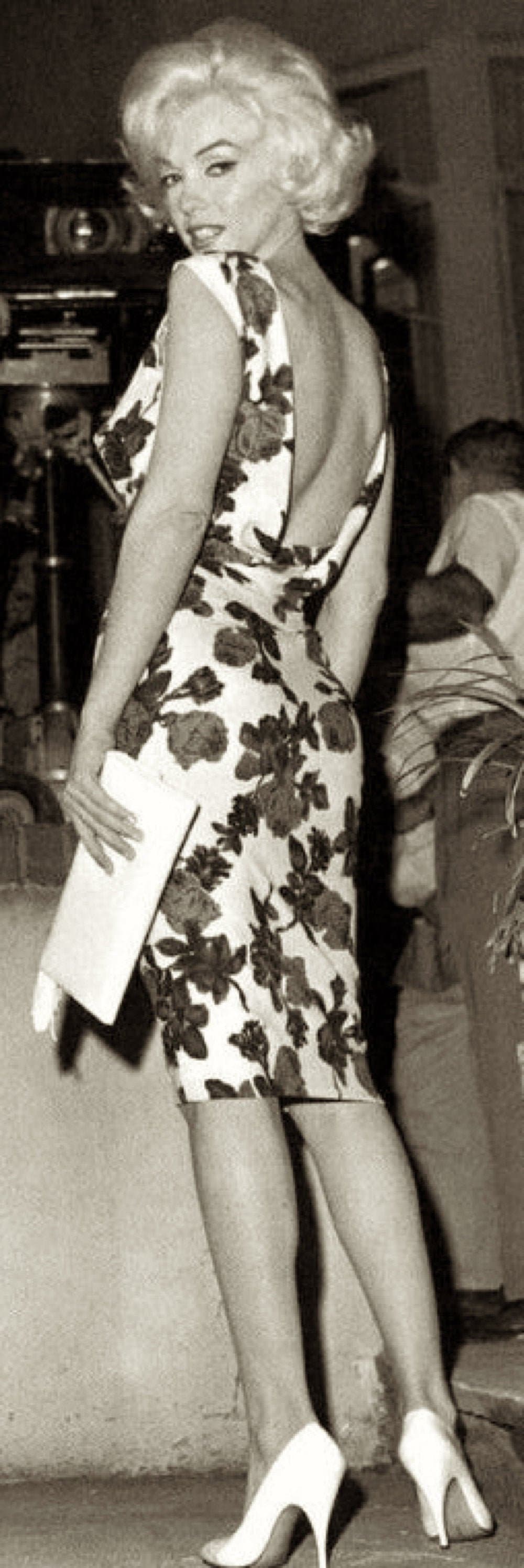 1962 Marilyn Sewing Pattern Plunging V Back Dress " Something's Got to ...