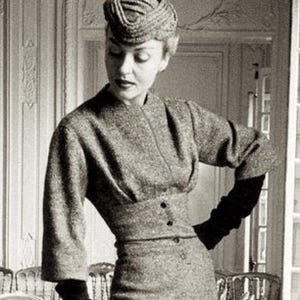 1953 "Belotte" sewing pattern dress or skirt and bolero. Autumn/Winter Collection Vivante Line