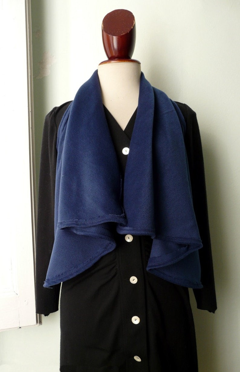 Stolevest PDF Sewing Pattern. With Large Draped Collar. Wear Etsy UK