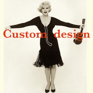 CUSTOM DESIGN PATTERN – Send me a photo or drawing of your garment, and I'll make the pattern to your measurements!