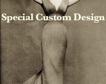CUSTOM DESIGN PATTERN – Made To Your Measurements. Send me a photo of your garment, and I'll make the pattern to your measurements!