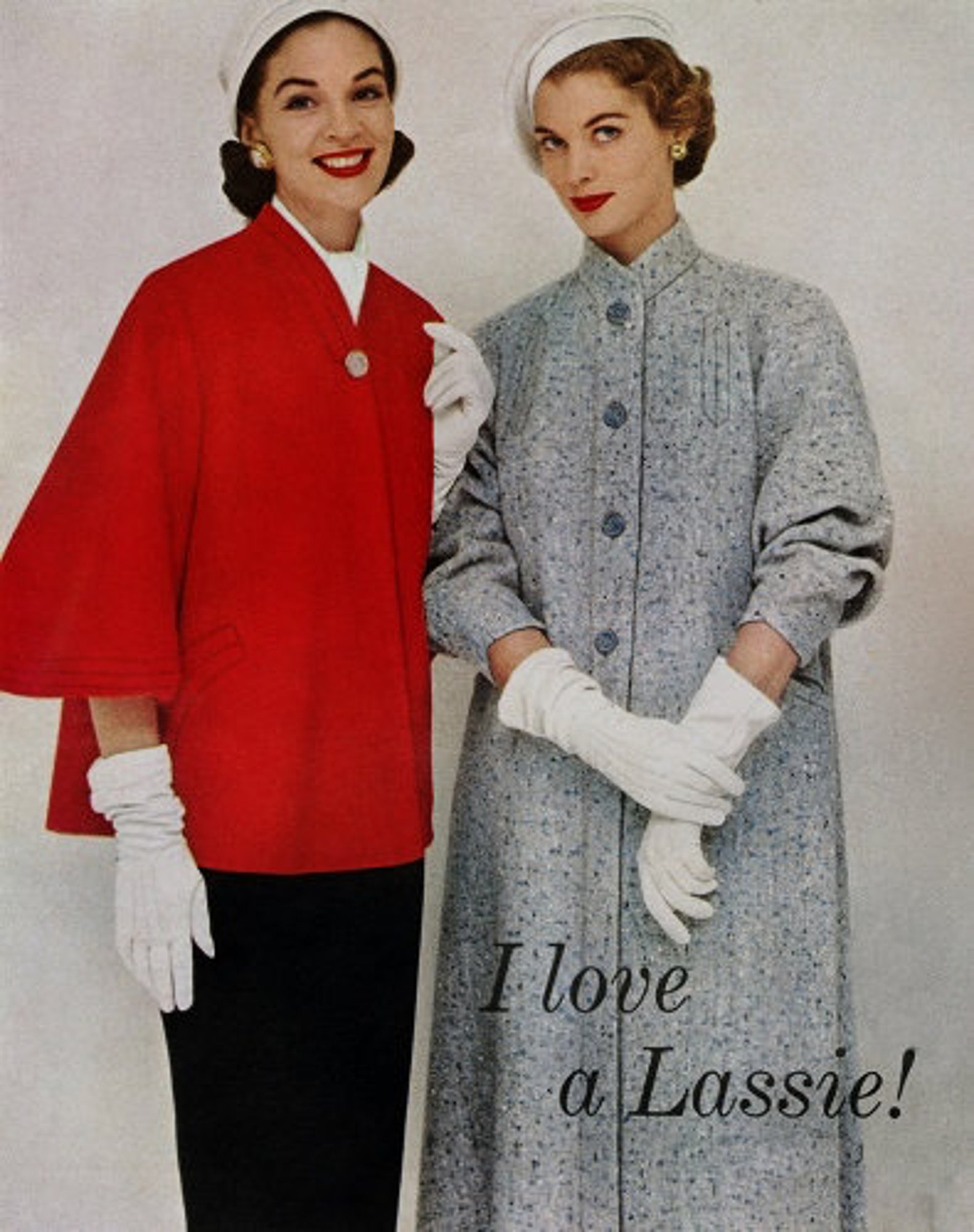 1950 Swing Coat Sewing Pattern. Lassie Label Design With - Etsy