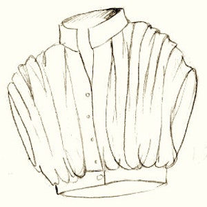 1953 Balenciaga balloon jacket sewing pattern image 3