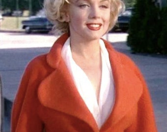 1950's Marilyn's short jacket, big lapel sewing pattern.