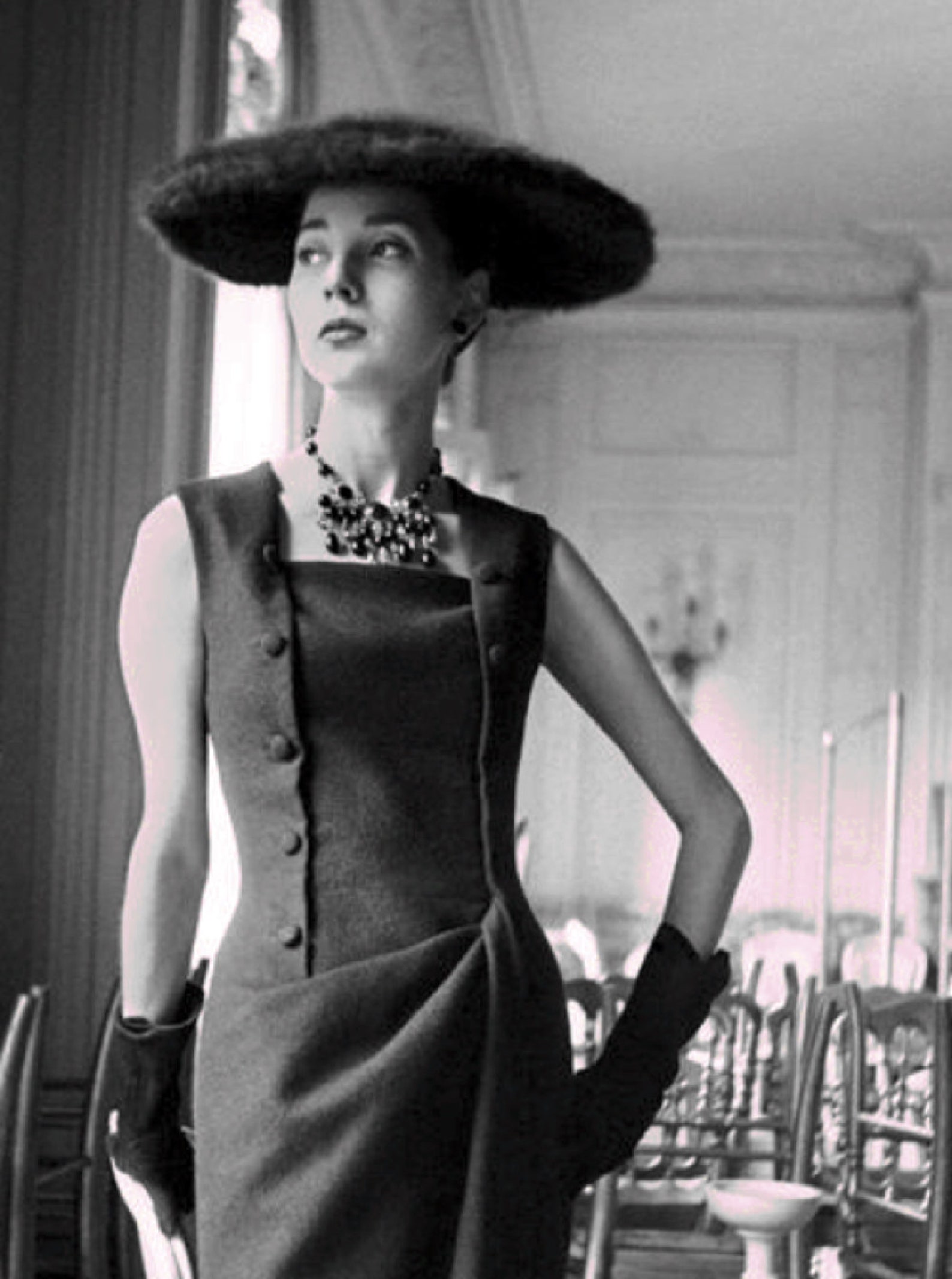 19545 Hline Autumn Dress Sewing Pattern Dior Design With Etsy