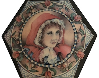 Vintage Limited Edition 1986 Enesco Little Red Riding Hood Musical Jewelry Box