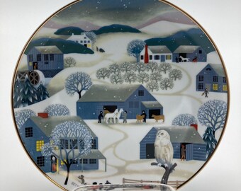 Vtg 1979 World Book Annual Christmas Collector Plate Series Silent Night