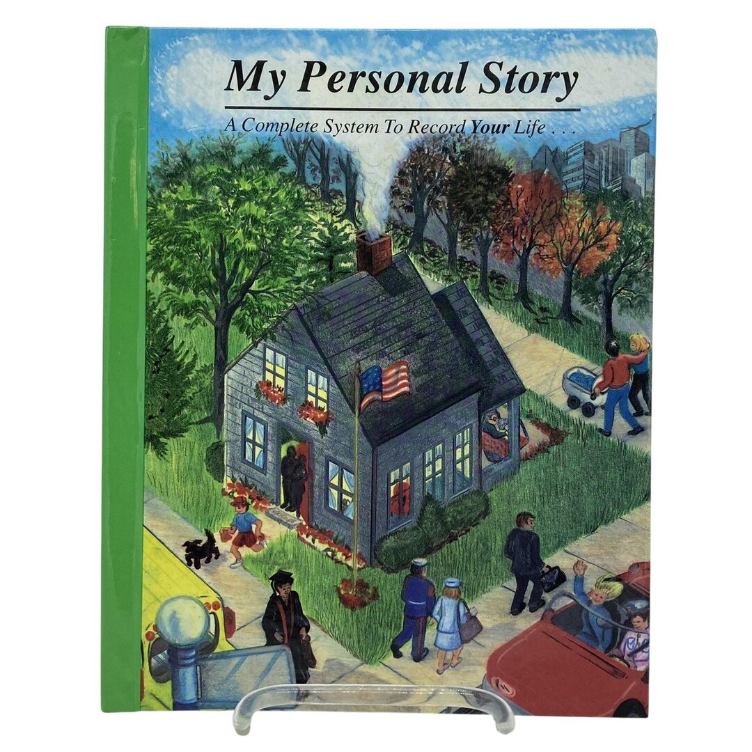 Vtg 1994 Book My Personal Story Complete System to Record Your Life ...