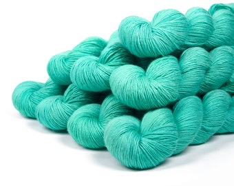 Transformer Fingering  "Aphrodite" Single Ply 70/30 SW Merino/Silk Hand-Dyed Sock Yarn 435yds
