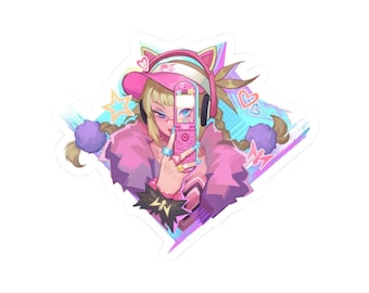 Marvel Rivals Magik Sticker - Millenia Might Spray Glossy Gaming Decal Art