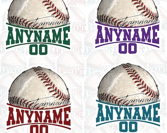 Sticker casque de baseball personnalisé : nom personnalisé, vinyle autocollant numérique
