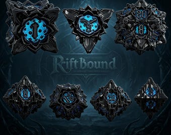 Set di dadi fantasy in metallo, dadi da gioco TCG decorati, dadi heavy metal per giochi di ruolo, accessori per giochi da tavolo, regalo