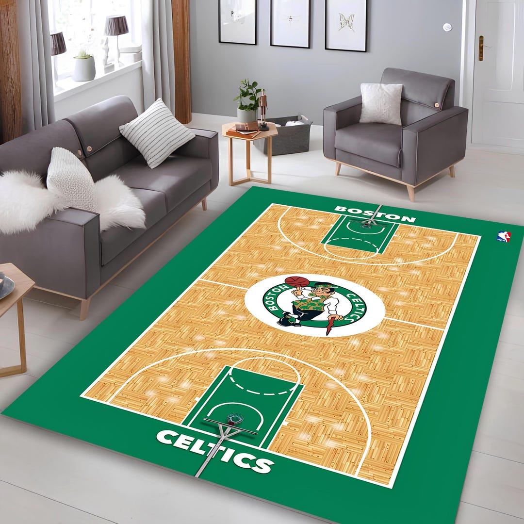 Nba Outdoor Rugs Custom Basketball Court Rug,favourite Team or Personal Logo,lover Gift ...