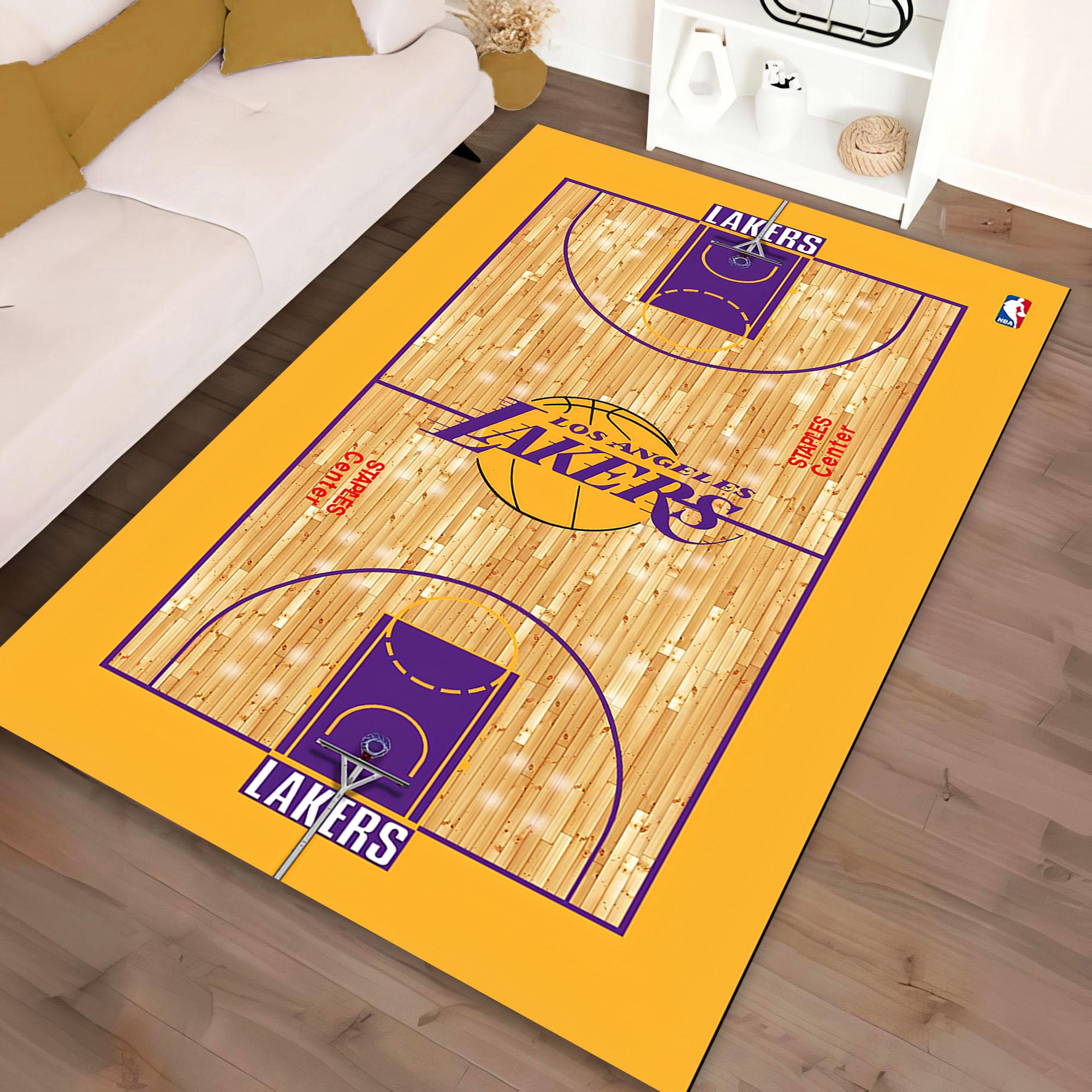 Nba Outdoor Rugs Custom Basketball Court Rug,favourite Team or Personal Logo,lover Gift ...