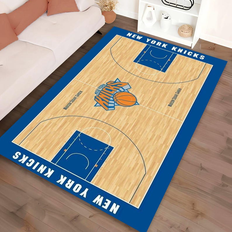 Nba Outdoor Rugs Custom Basketball Court Rug,favourite Team or Personal Logo,lover Gift ...