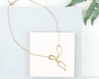 Delicate Gold Teardrop Necklace, Dainty Teardrop Necklace, Gold Tear Drop Necklace, Delicate Gold Necklace, Delicate Teardrop Pendant Gift