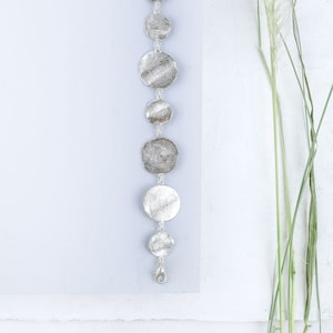 Delicate Coin Silver Bracelet, Silver Coin Bracelet, Delicate Silver Bracelet, Bracelet Silver, Bracelet for Bride, Silver Wedding Jewelry