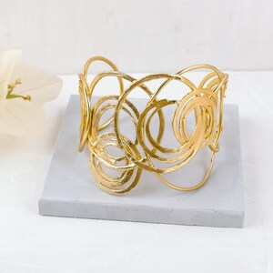 Statement Gold Cuff Bracelet, Gold Statement Cuff, Large Gold Cuff, Cuff Bracelet, Gold Bracelet, Gold Bracelet Cuff, Statement Bracelet