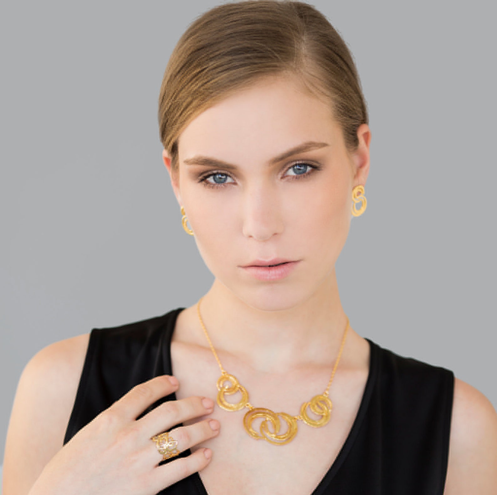 Short Gold Necklace Gold Necklace Short Necklace Gold Gold Etsy