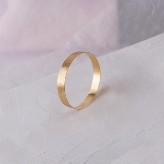 1cm Gold Bangle, Textured Round Gold Bangle, Minimal Gold Bangle, Delicate Boho Bangle, Boho Moroccan Bangle, Modern Bangle