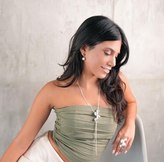 Silver Sphere Jewelry Set