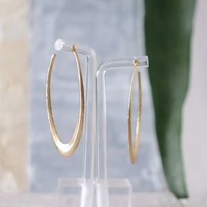 Gold Hoop Earring, Large Gold Earring, Gold Statement Earring, Statement Hoop Earring, Golden Hoop Earring, Dangle Earring, Big Hoop Earring