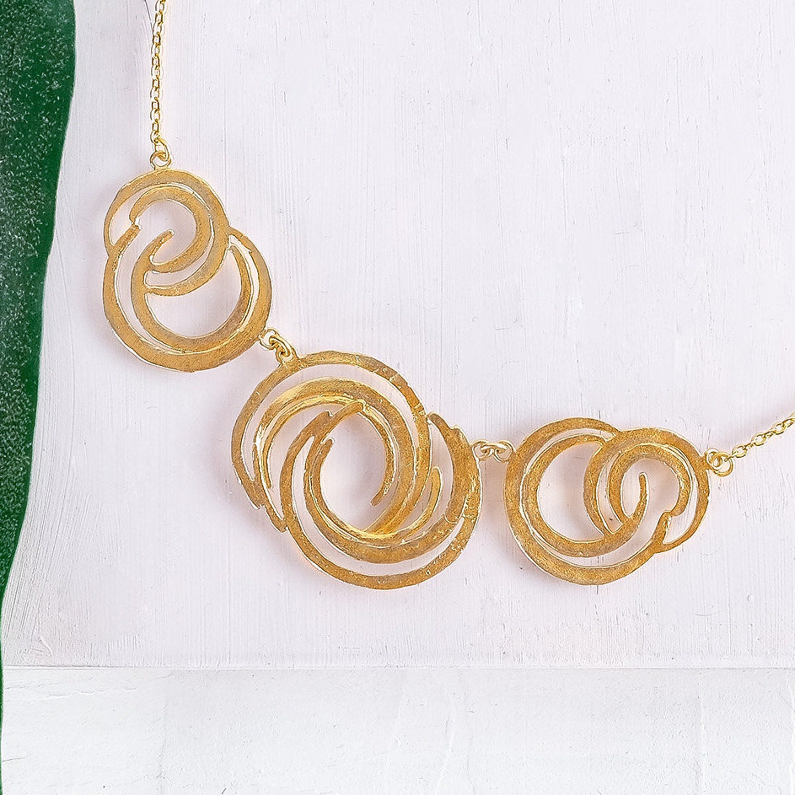 Short Gold Necklace Gold Necklace Short Necklace Gold Gold Etsy