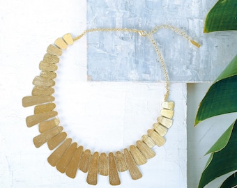 Unique Gold Necklace, Gold Geometric Necklace, Gold Abstract Necklace, Modern Gold Necklace, Modern Jewelry Women, Gold Cleopatra Necklace