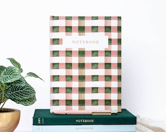 Linen Hardcover Journal: Gratitude, Self Care, Writing