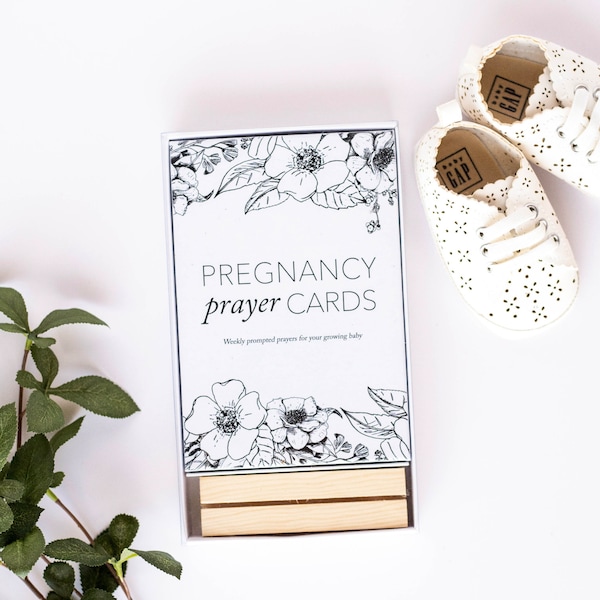 Tarjetas de oración para el embarazo: regalo para futuras mamás, género neutro