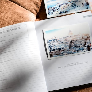 Travel Journal by Duncan & Stone | Photo Album | Adventure Book for Couples or Graduation Gift | Travel Scrapbook Gift for Women or Best Friend | Adventure Keepsake | Vacation, Camp, & Road Trip Log | Gift for Travelers