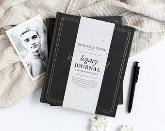 Legacy Journal: Linen Hardcover Family Tree Keepsake