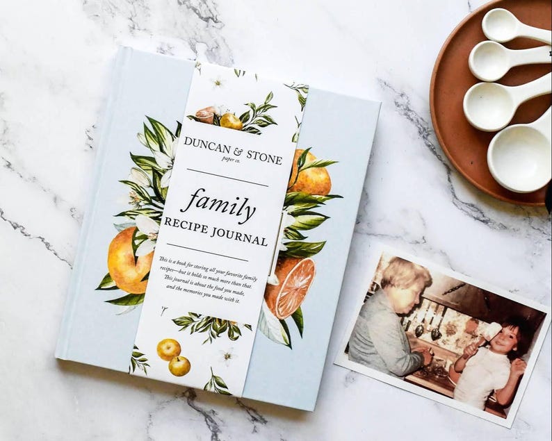 Family Recipe Book: Keepsake Journal & Blank Cookbook - Etsy