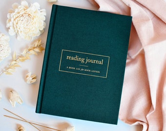 Reading Journal for Book Lover | Book Tracker for Booktok or Book Nerd | Book Club Gift for Readers | Planner for Bookish Teacher Librarian