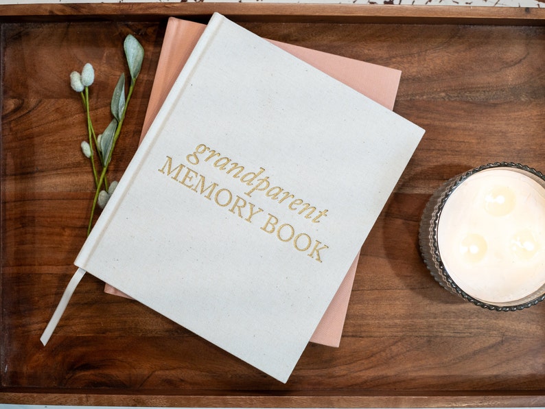 Grandparent Memory Book & Photo Album: New Grandma Gift Keepsake Scrapbook for Mom Dad Nana Grandpa Christmas Gift for Parents image 8