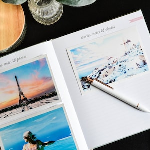 Travel Journal by Duncan & Stone | Photo Album | Adventure Book for Couples or Graduation Gift | Travel Scrapbook Gift for Women or Best Friend | Adventure Keepsake | Vacation, Camp, & Road Trip Log | Gift for Travelers