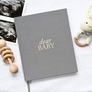 Dear Baby: A Pregnancy Prayer Journal & Memory Book for Expecting Moms by Duncan & Stone | Pregnancy Keepsake | Scrapbook Album for Milestones | Baby Announcement | New Mom to Be Gift