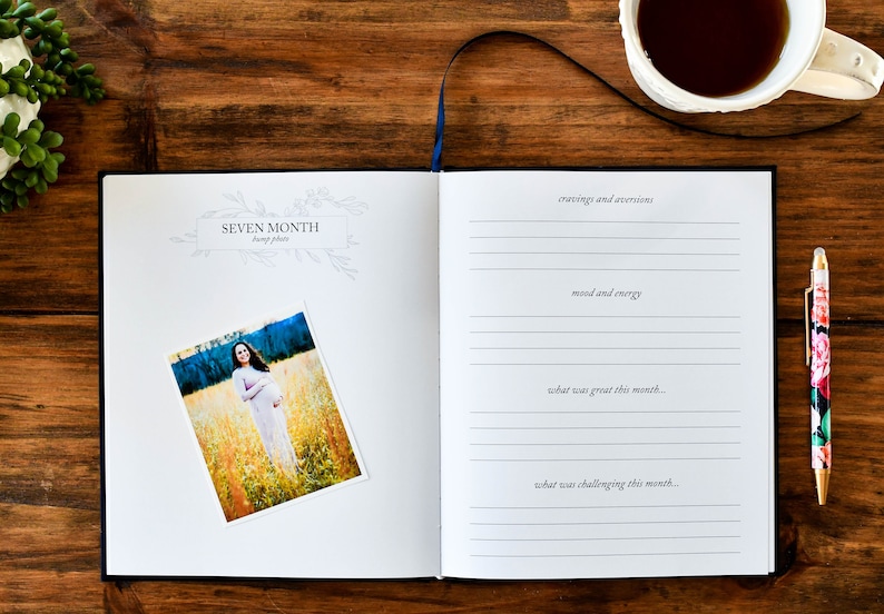 Dear Baby: A Pregnancy Prayer Journal & Memory Book for Expecting Moms by Duncan & Stone | Pregnancy Keepsake | Scrapbook Album for Milestones | Baby Announcement | New Mom to Be Gift